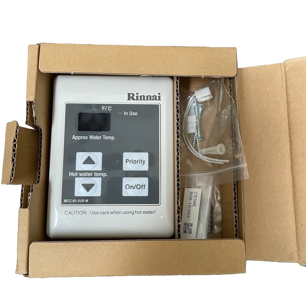 Rinnai MCC-91-W Commercial Tankless Water Heater Controller White New Open Box